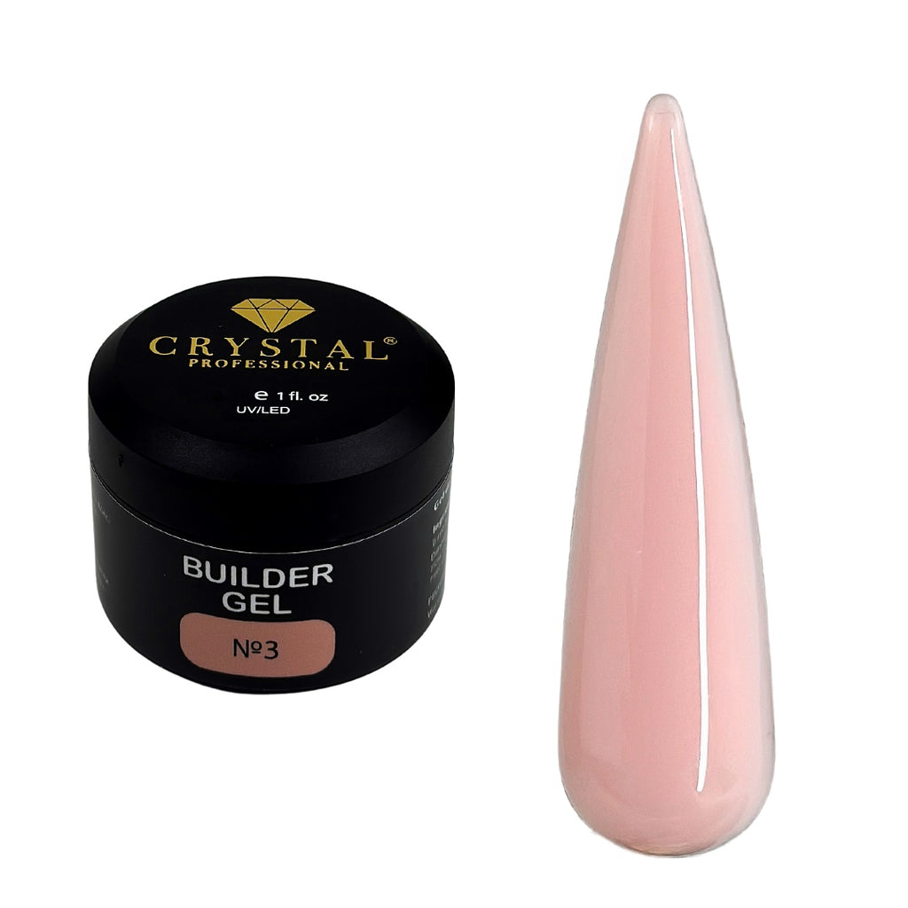 Builder Gel Nr.3 Crystal Professional, 15ml