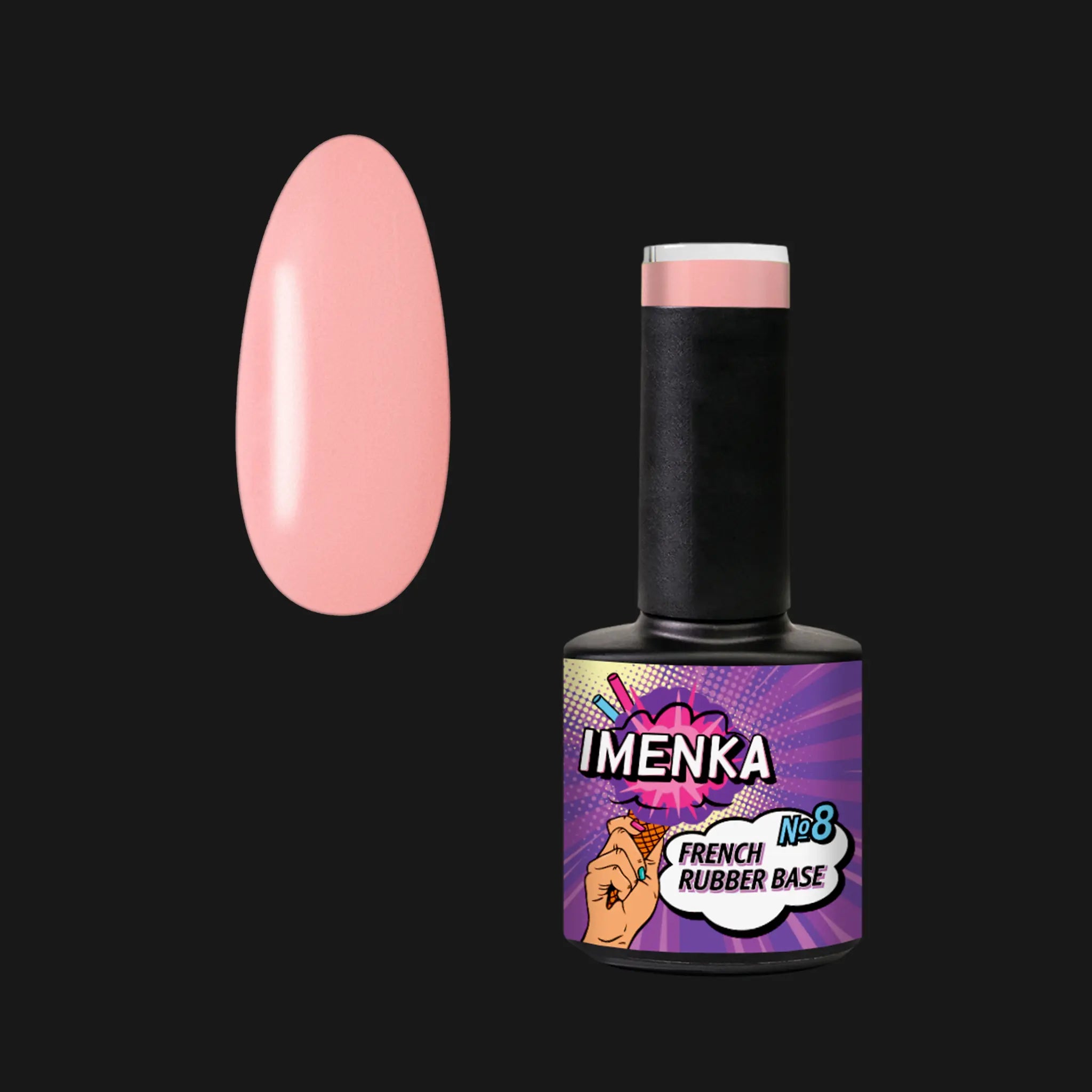 French Rubber Base Imenka Nr. 8, 12ml