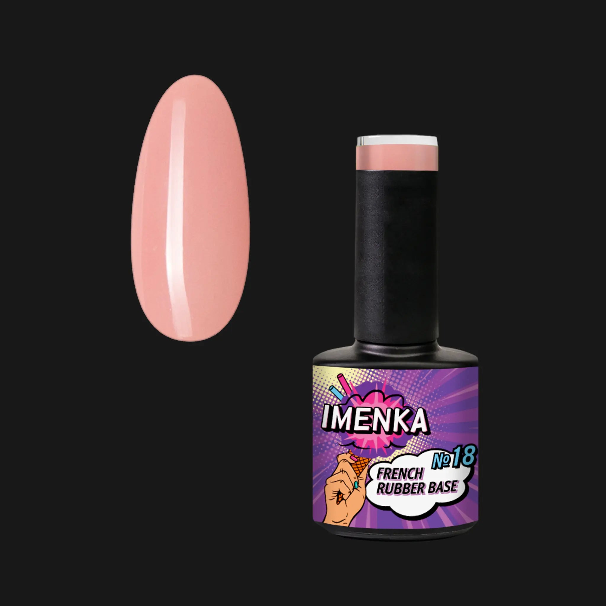 French Rubber Base Imenka  Nr.18, 12ml