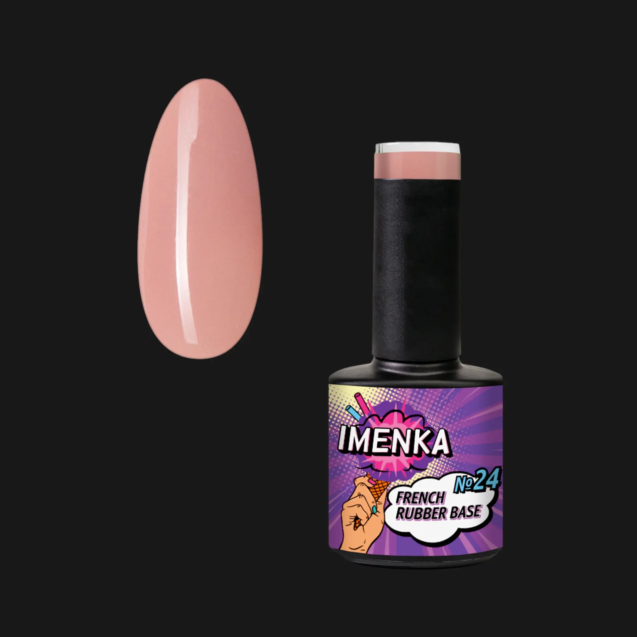 French Rubber Base Imenka  Nr.24, 12ml