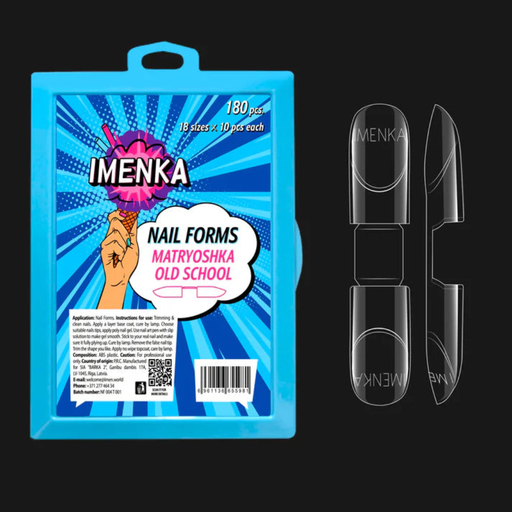 Nail Forms Imenka "Matryoshka Old School",  180Stk./18Größen