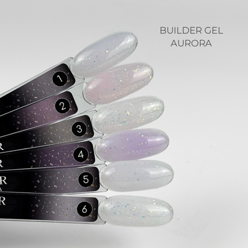 Builder Gel Aurora Crystal Professional – Farbpalette
