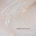 Builder Gel Aurora Nr.3 Crystal Professional, 15ml