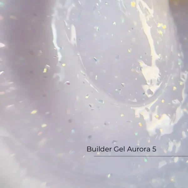 Builder Gel Aurora Nr.5 Crystal Professional, 15ml