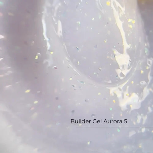 Builder Gel Aurora Nr.5 Crystal Professional, 15ml