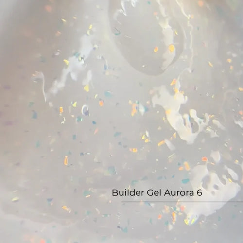 Builder Gel Aurora Nr.6 Crystal Professional 15ml – HEMA & TPO Free

