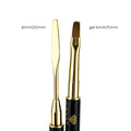 Doppelseitiger Pinsel Nr. 2 Crystal Professional 11 mm/6 mm – 6 mm/20 mm mit Spatel