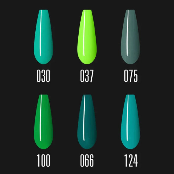 Green Gel Polish Set – 6 Farben IMEN