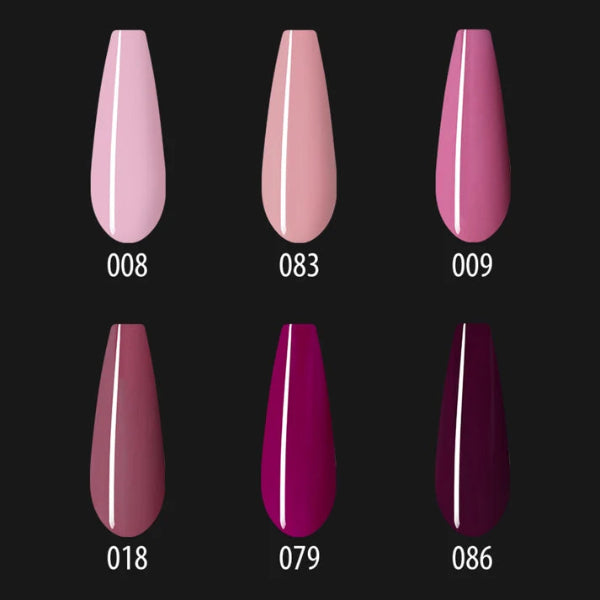 Cabernet Gel Polish Set – 6 Farben IMEN