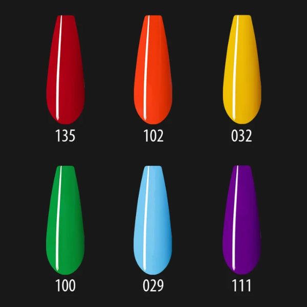 Rainbow Gel Polish Set – 6 Farben IMEN