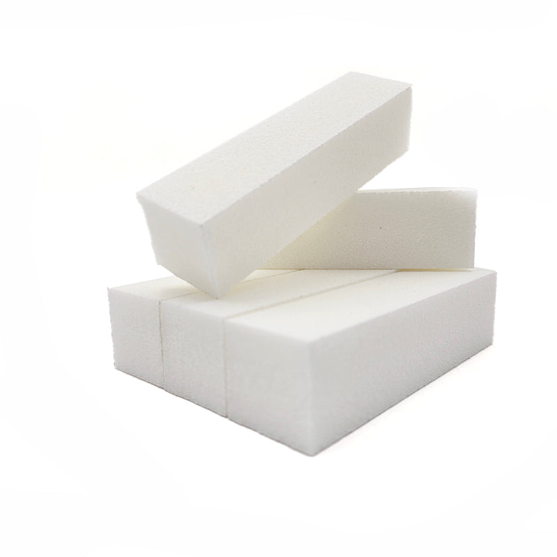 Buffer Schleifblock Set aus 10 Stück, weiß