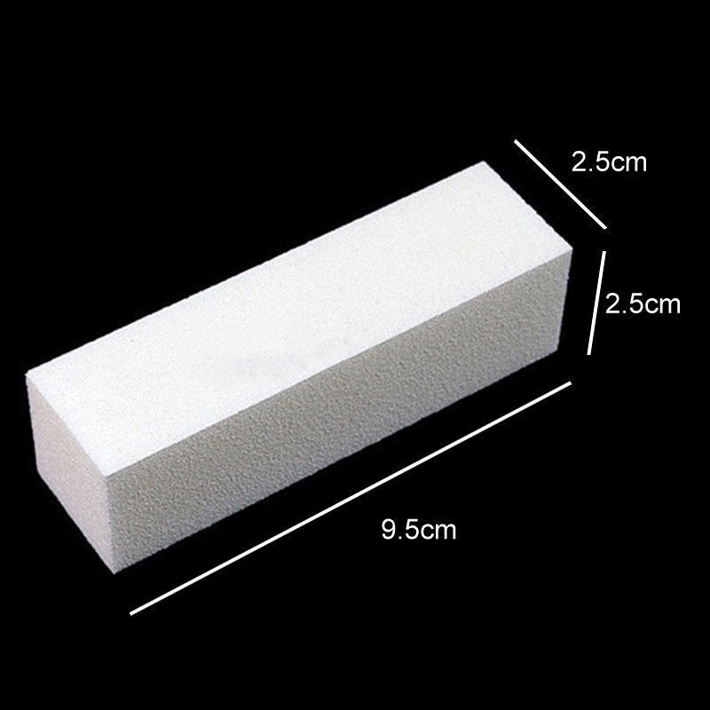 Buffer Schleifblock Set aus 10 Stück, weiß