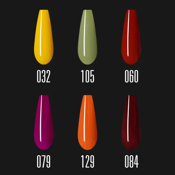 Herbst Gel Polish Set – 6 Farben IMEN