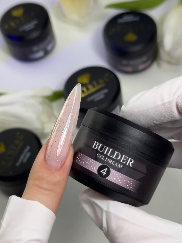 Builder Gel Dream Nr.4 Crystal Professional, 15ml
