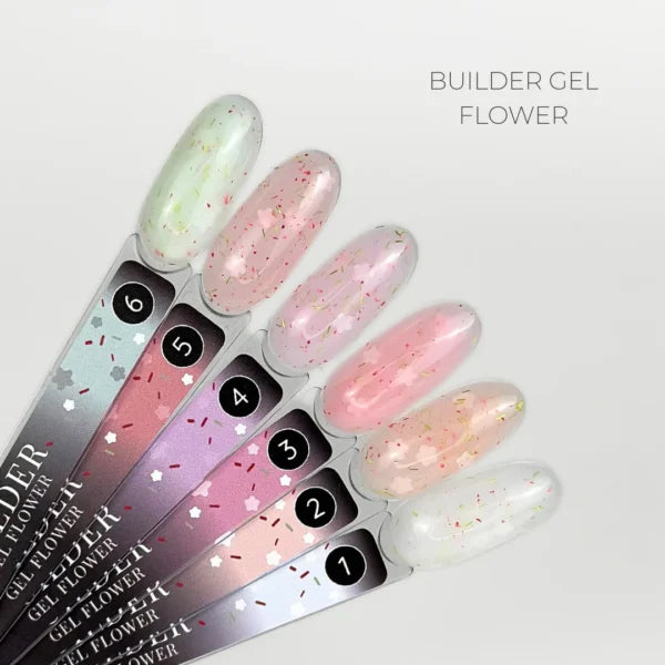 Builder Gel Flower Kollektion Crystal Professional