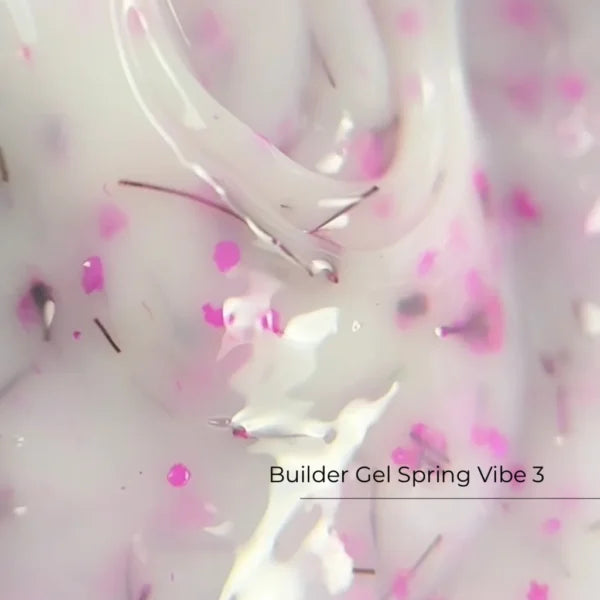 Builder Gel Spring Vibe Nr.3 Crystal Professional, 15ml