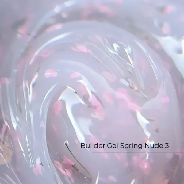 Builder Gel Spring Nude Nr.3 Crystal Professional, 15ml