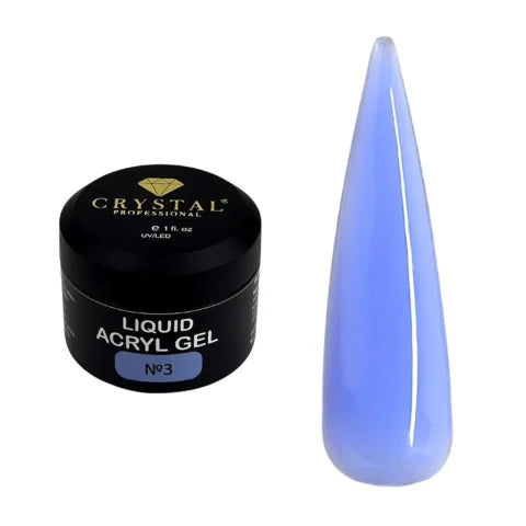 Liquid Acryl Gel Nr.3 Crystal Professional