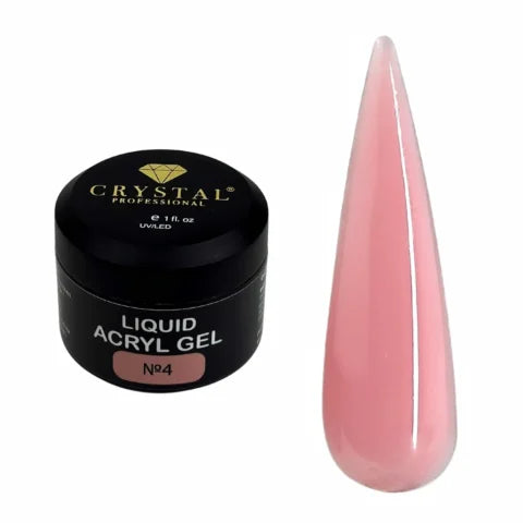 Liquid Acryl Gel Nr.4 Crystal Professional