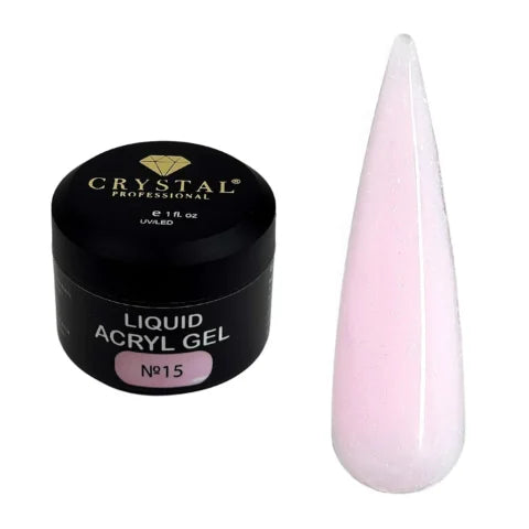 Liquid Acryl Gel Nr.15 Crystal Professional