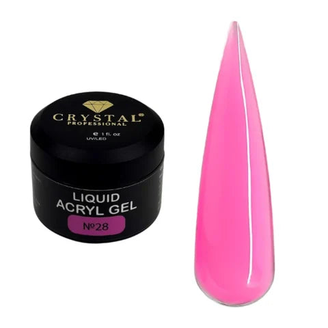 Liquid Acryl Gel Nr.28 Crystal Professional