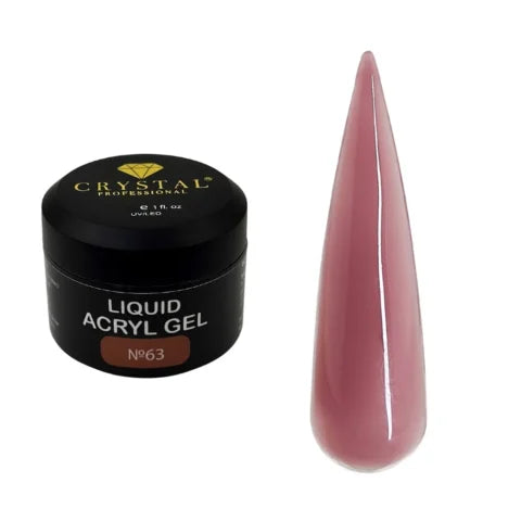 Liquid Acryl Gel Nr.63 Crystal Professional