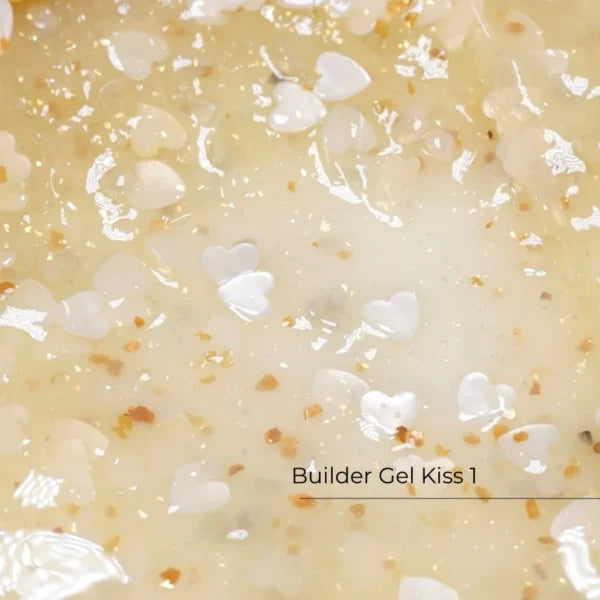 Builder Gel Kiss Nr.1 Crystal Professional, 15ml