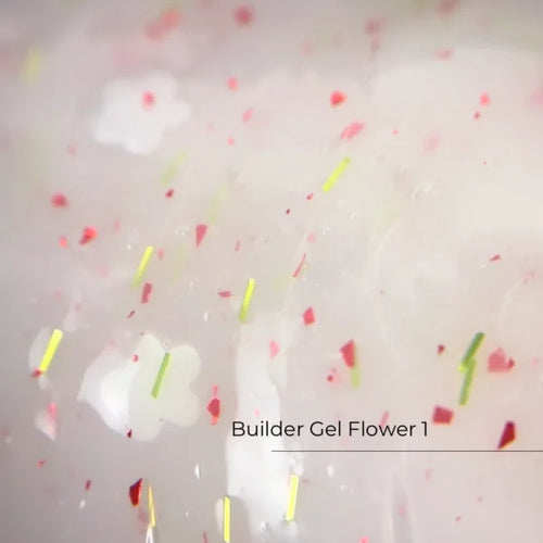 Builder Gel Flower Nr.1 Crystal Professional, 15ml