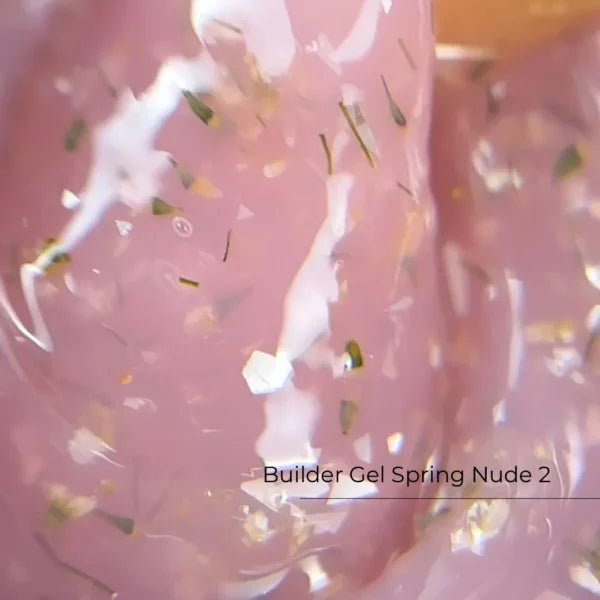 Builder Gel Spring Nude Nr.2 Crystal Professional, 15ml
