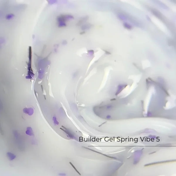 Builder Gel Spring Vibe Nr.5 Crystal Professional, 15ml